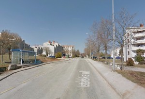 Mjesto radova u Istarskoj ulici